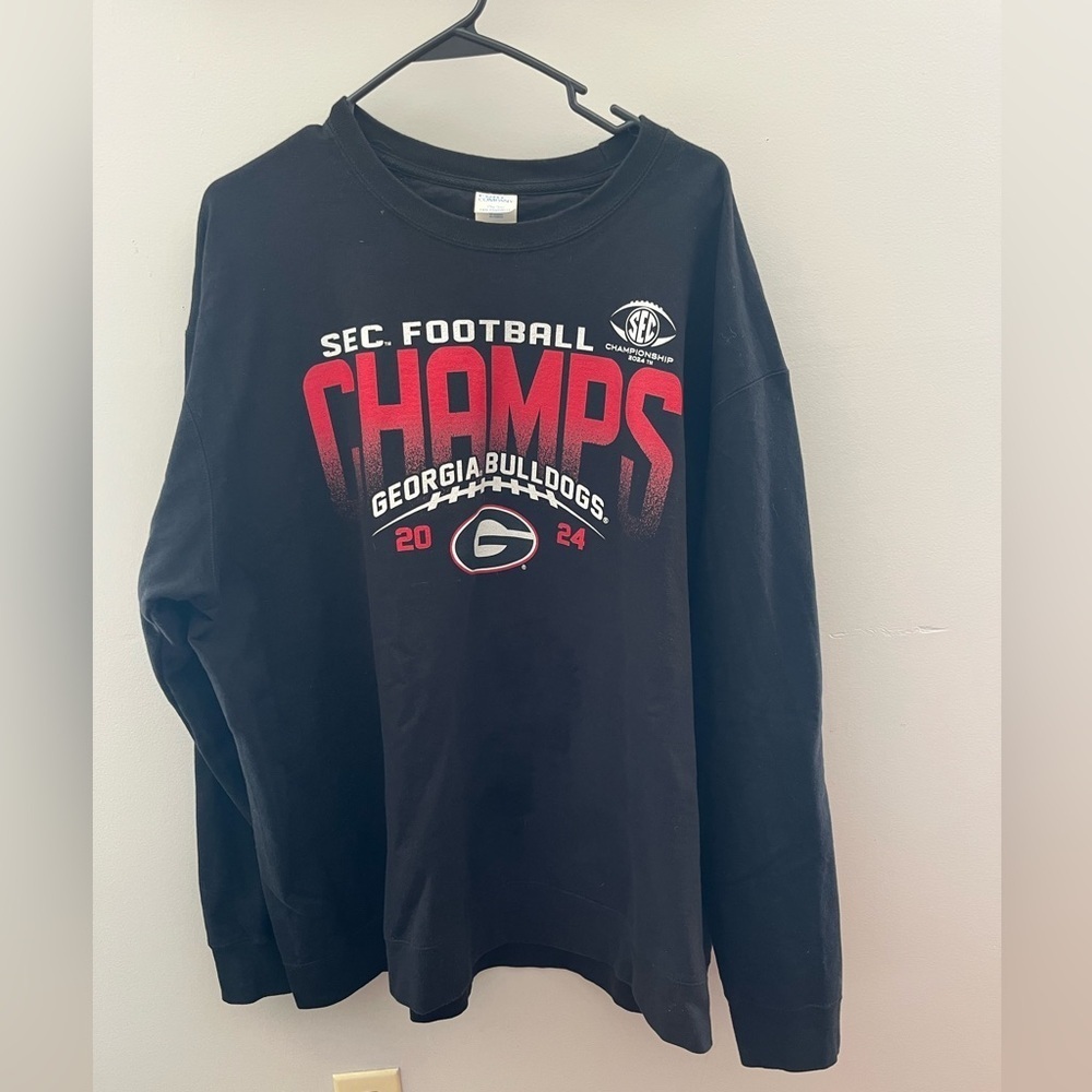 University of Georgia 2024 SEC championship Sweatshirt XXL - Picture 1 of 6